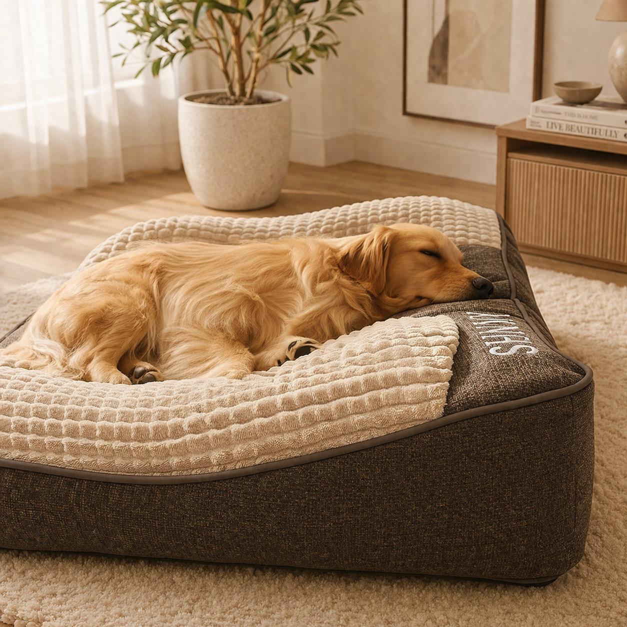 Orthopedische hondenbed | Stevig ondersteuning, comfortabel | Huisdieren