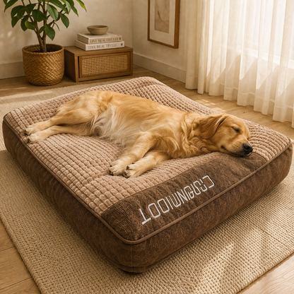 Orthopedische hondenbed met stevig ondersteuning en comfort