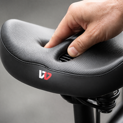 Fietszadel ergonomisch gevoerd comfortabel langdurig gebruik