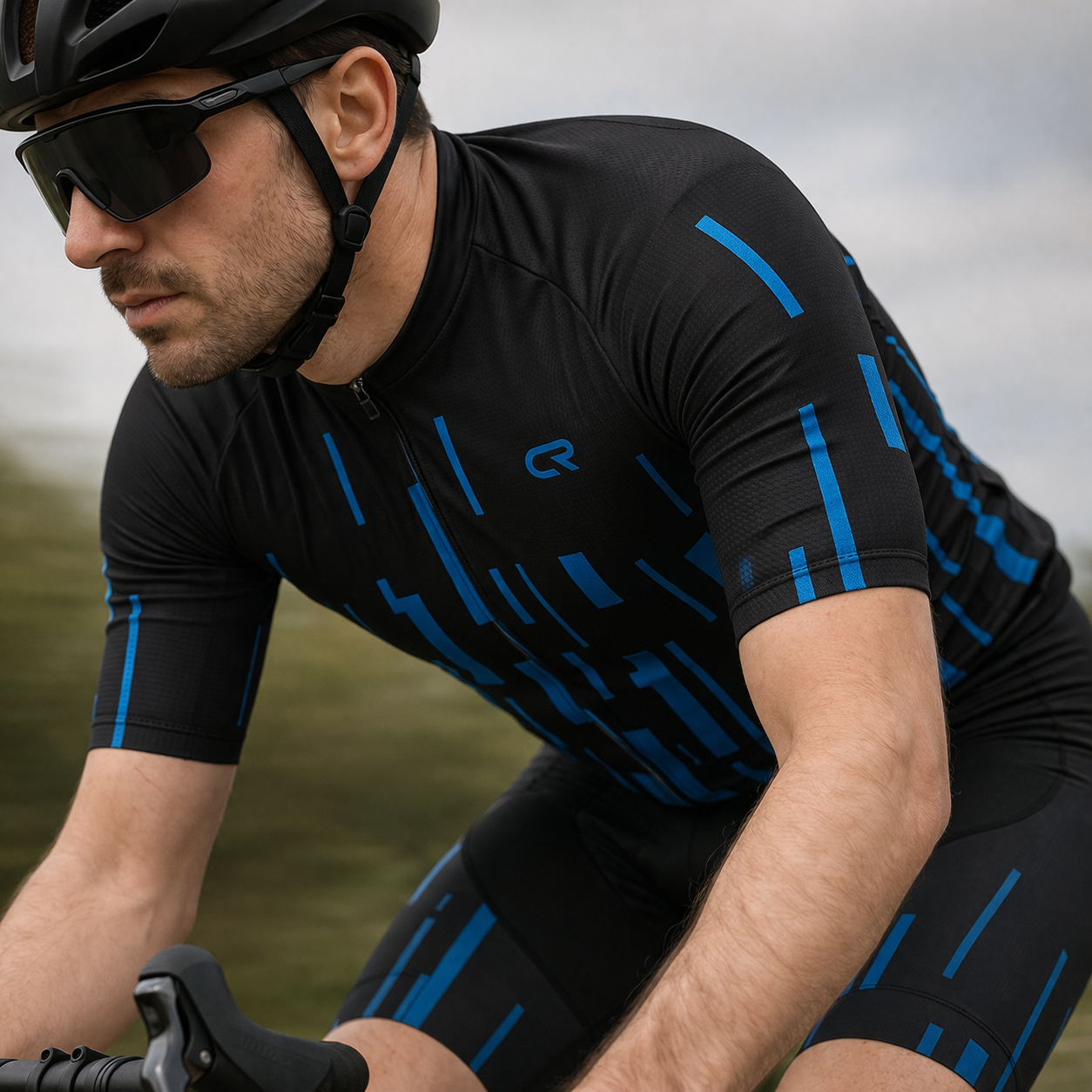 Camiseta ciclismo transpirable deportiva ajuste cómodo secado rápido