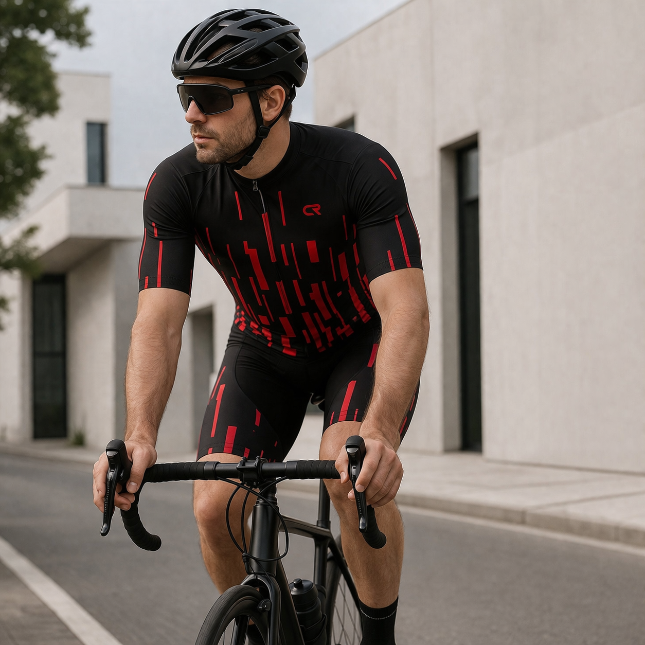 Camiseta ciclismo transpirable deportiva ajuste cómodo secado rápido