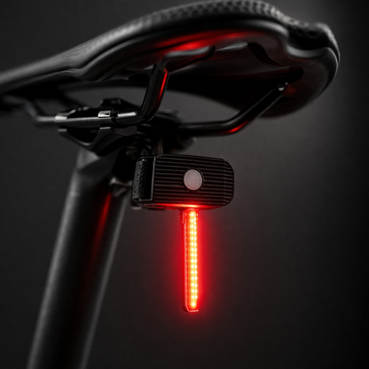 Luz trasera bicicleta LED USB recargable alta visibilidad