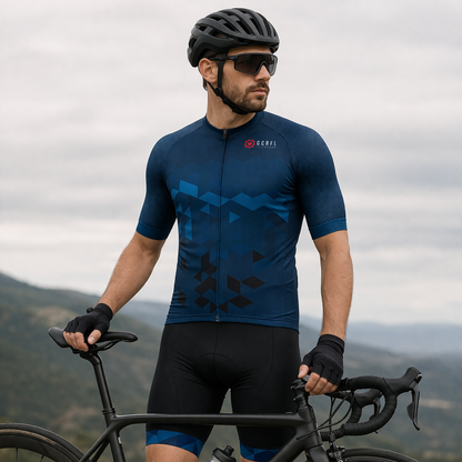 Ciclismo camiseta transpirable técnica ajuste cómodo secado rápido