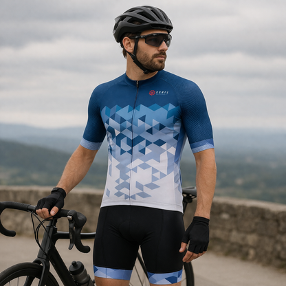 Ciclismo camiseta transpirable técnica ajuste cómodo secado rápido