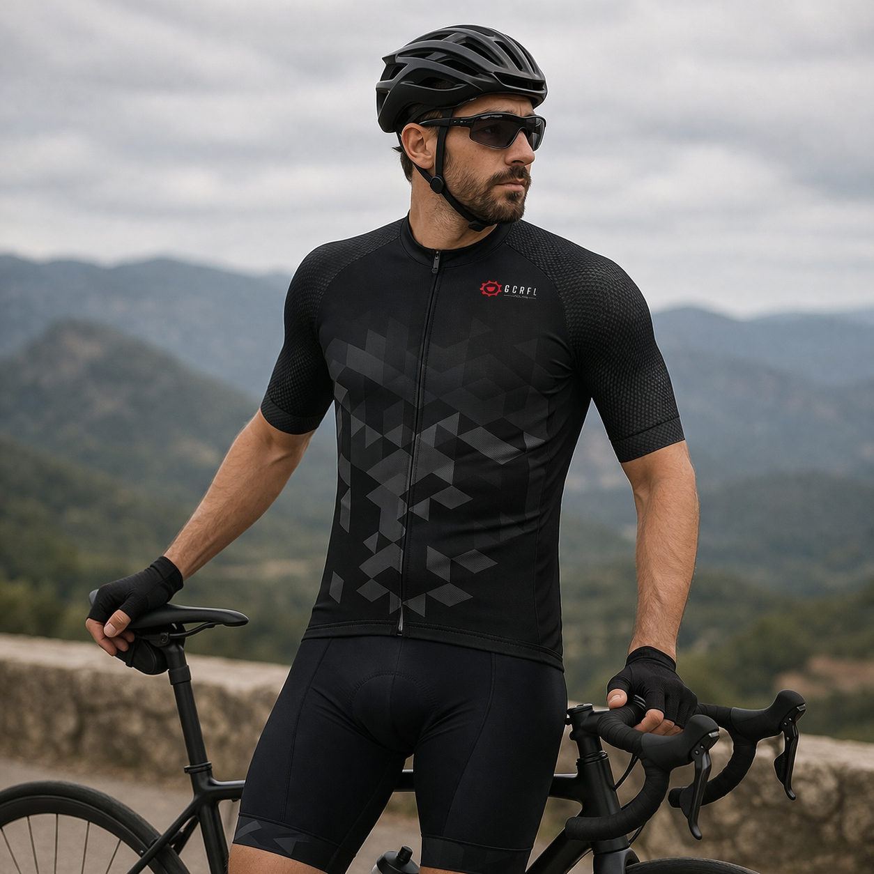 Ciclismo camiseta transpirable técnica ajuste cómodo secado rápido