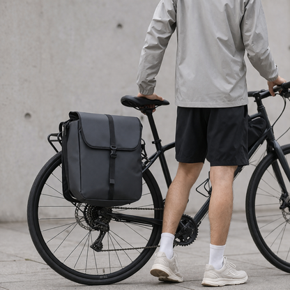 Bolsa trasera bicicleta impermeable gran capacidad resistente