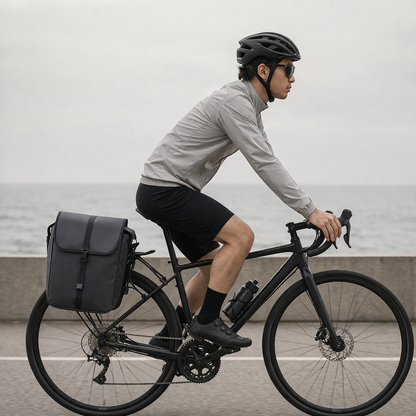 Bolsa trasera bicicleta impermeable gran capacidad resistente