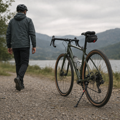 Verstelbare fietssteun met zijsteun, bestendig en stabiel