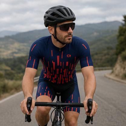 Camiseta ciclismo transpirable deportiva ajuste cómodo secado rápido
