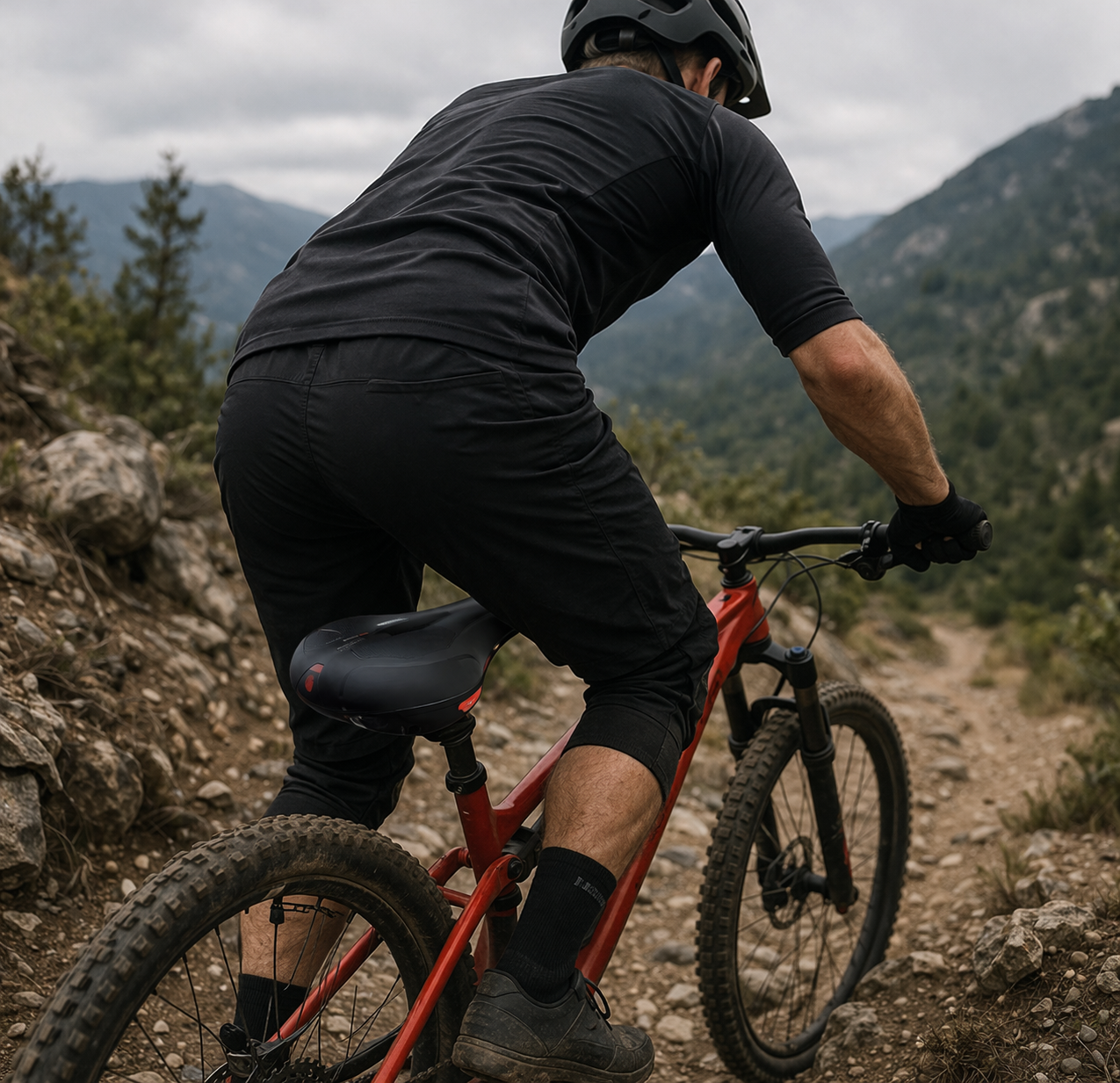 Sillín bicicleta montaña amortiguado ergonómico cómodo resistente