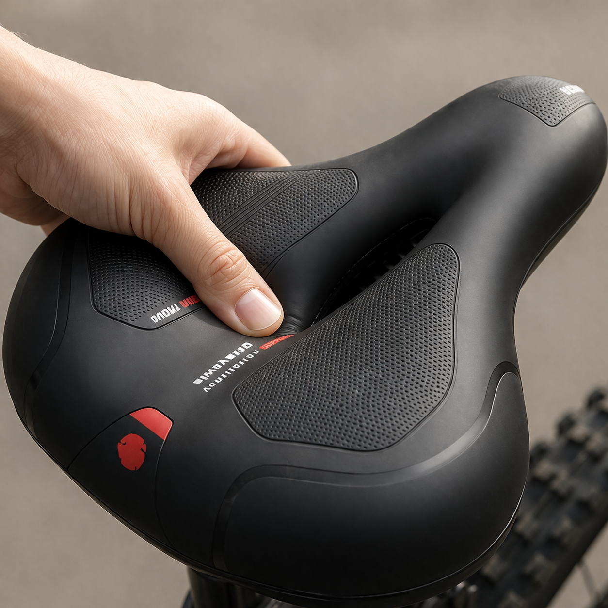 Sillín bicicleta montaña amortiguado ergonómico cómodo resistente