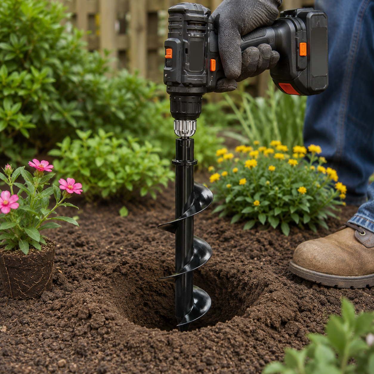GardenFeel™ Aardboor - Accessoire voor Boormachine