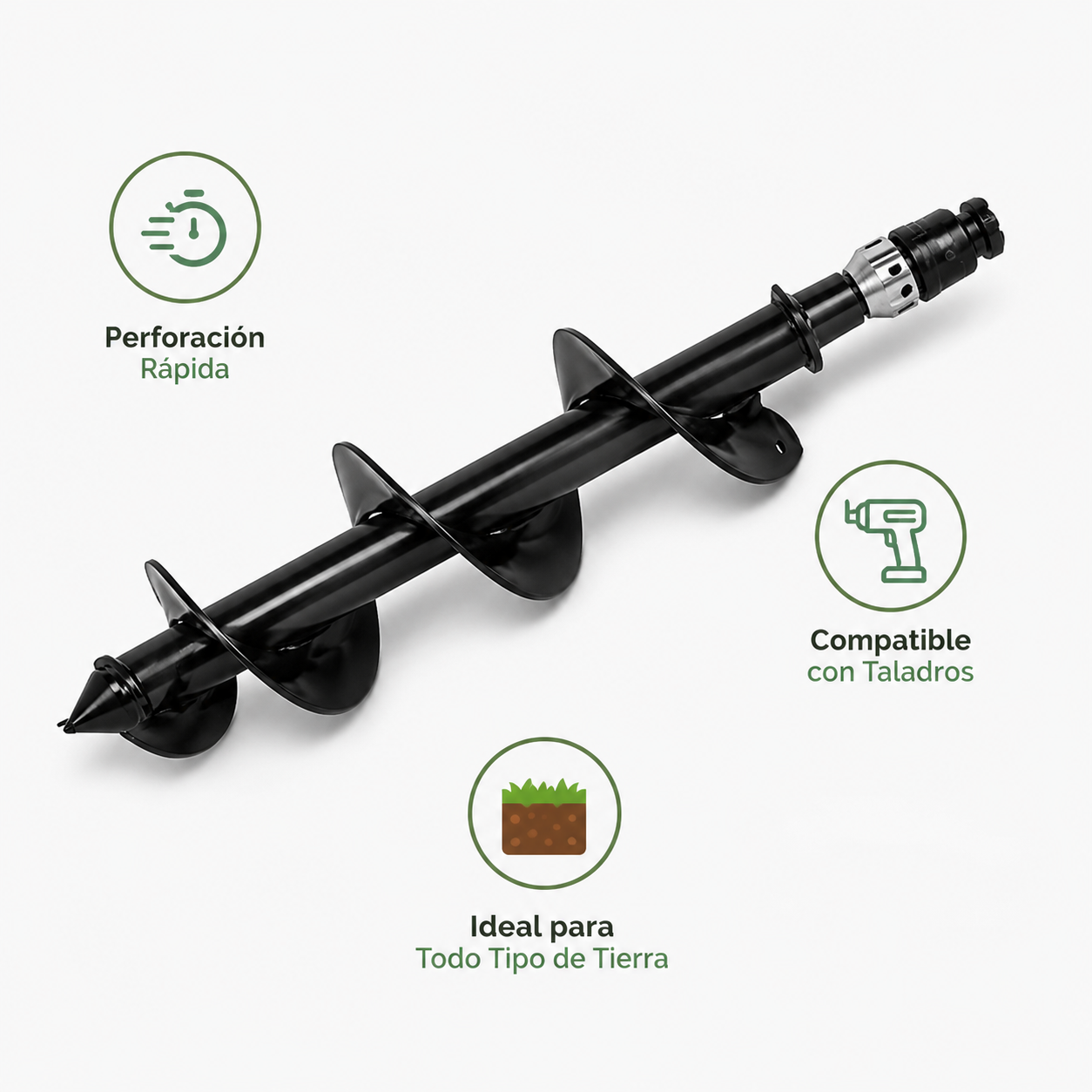 GardenFeel™ Aardboor - Accessoire voor Boormachine