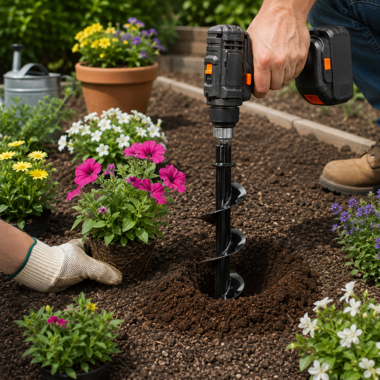GardenFeel™ Aardboor - Accessoire voor Boormachine