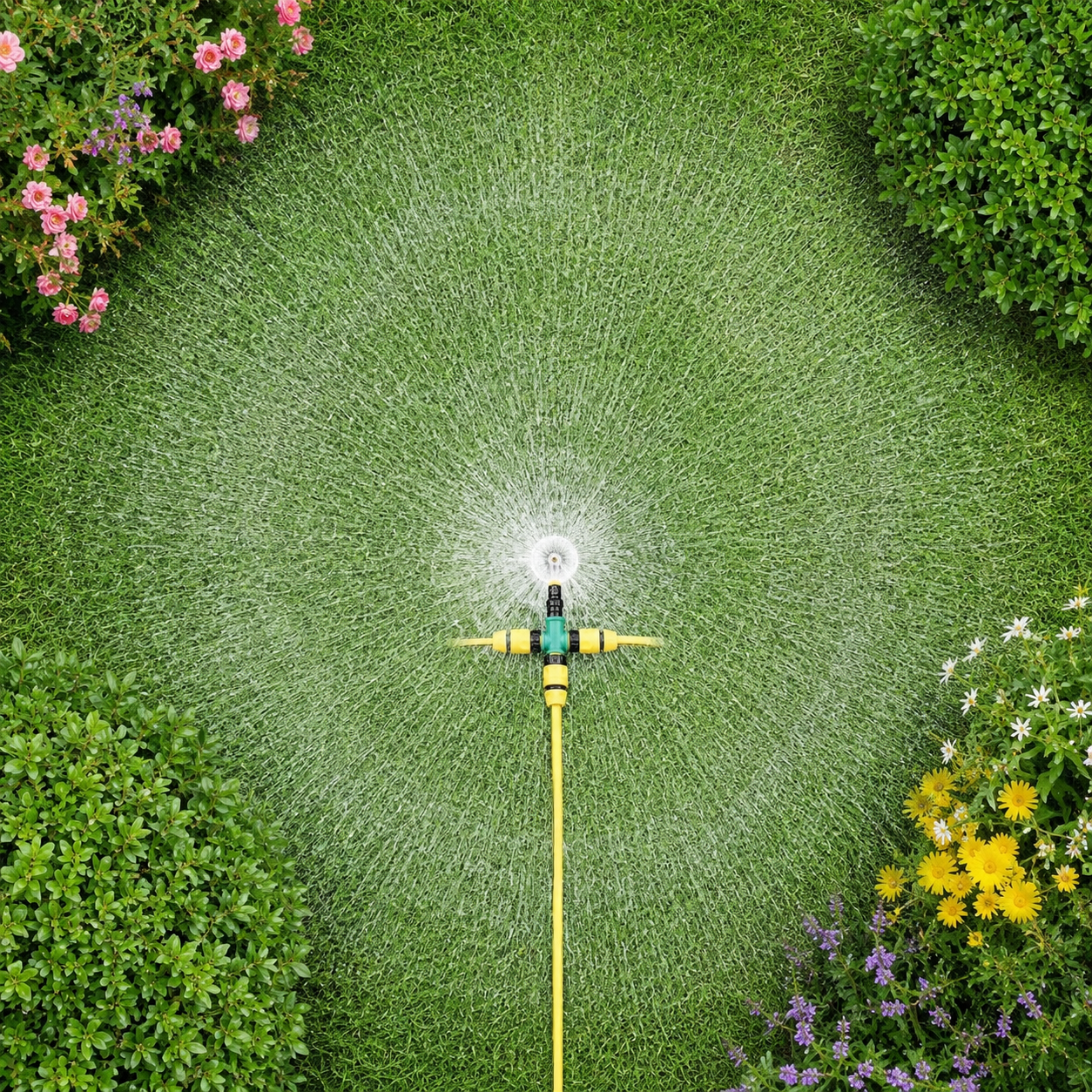 IRRIGOEASE - Rotatiesproeier 360° - Betrouwbare Gemakkelijke Bewatering