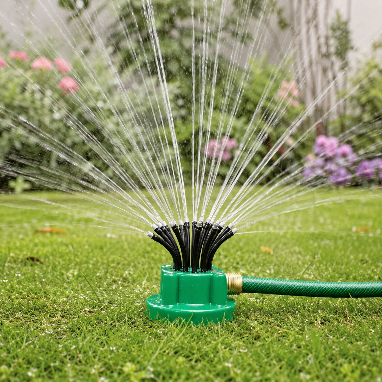 FLOWRING - Automatische 360° Sprinkler - Meerdere Koppen - Consistente Tuinbewatering