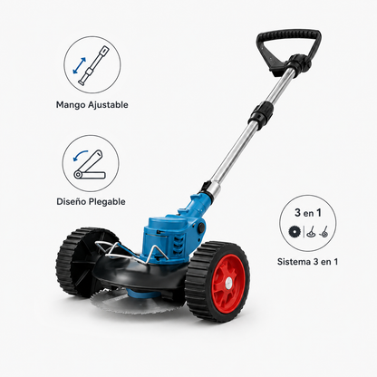 GRASSROLL - Draadloze opvouwbare grasmaaier 36V - Moeiteloos tuinieren