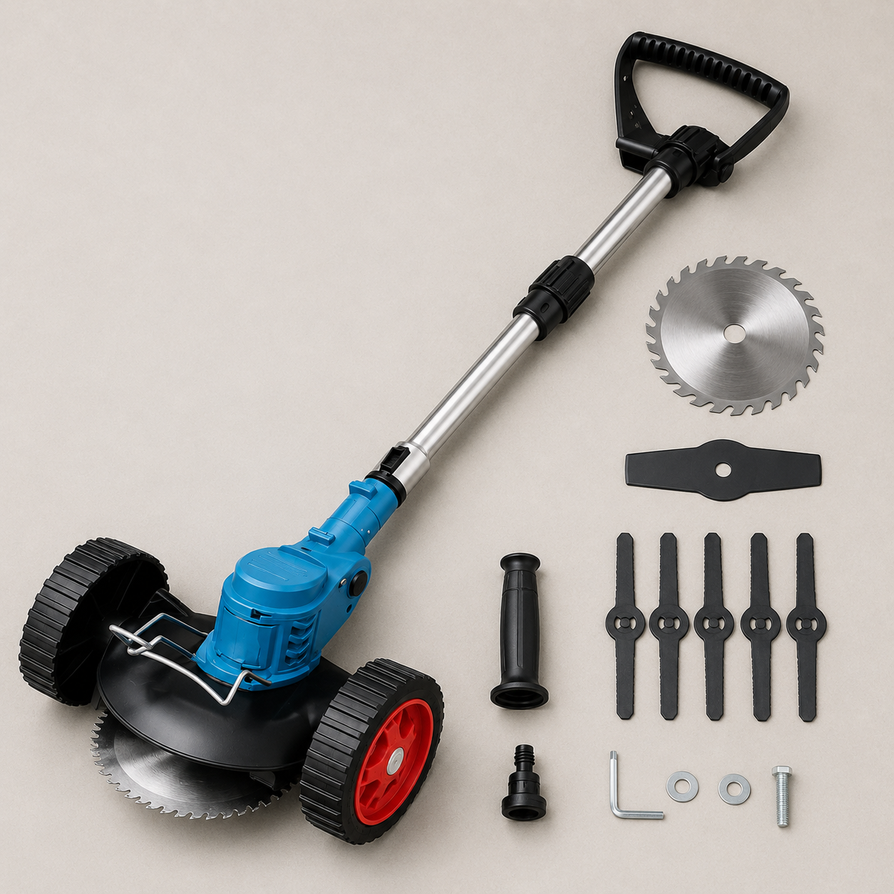 GRASSROLL - Draadloze opvouwbare grasmaaier 36V - Moeiteloos tuinieren
