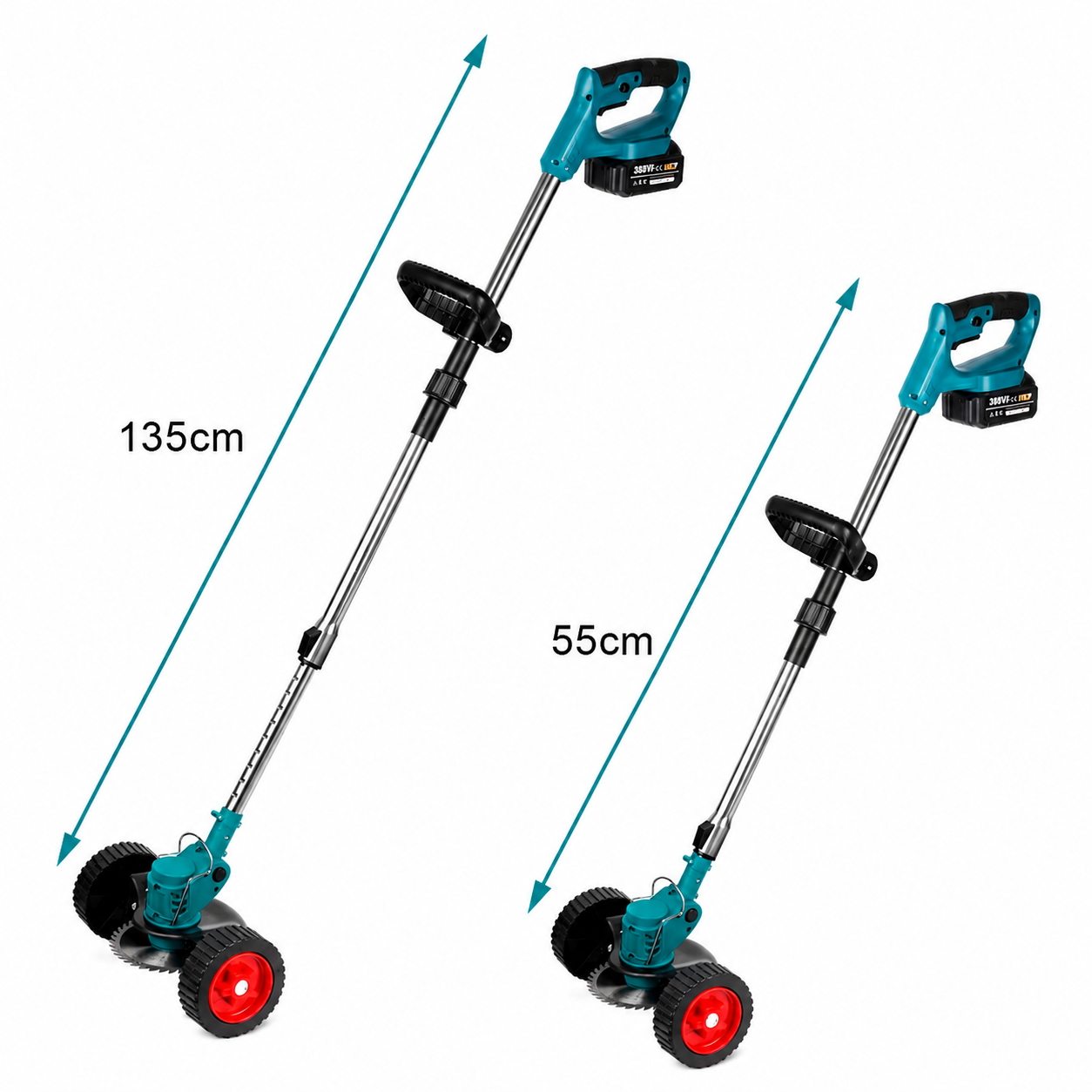 GRASSROLL - Draadloze opvouwbare grasmaaier 36V - Moeiteloos tuinieren