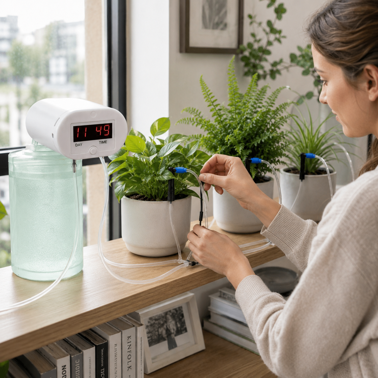 LEAFCARE - Slim Automatisch Bewateringssysteem - Kamerplanten