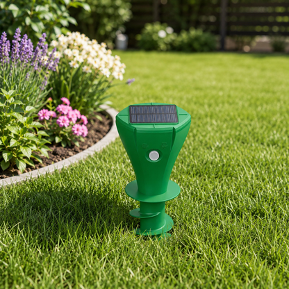 Zonne-Repellent Voor Molletjes - Effectieve Vibratie - Tuin en Gazon