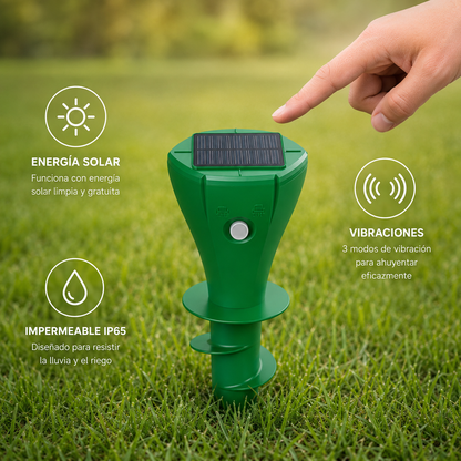 Zonne-Repellent Voor Molletjes - Effectieve Vibratie - Tuin en Gazon