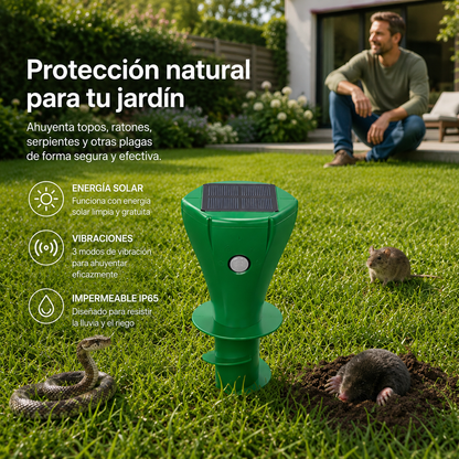 Zonne-Repellent Voor Molletjes - Effectieve Vibratie - Tuin en Gazon