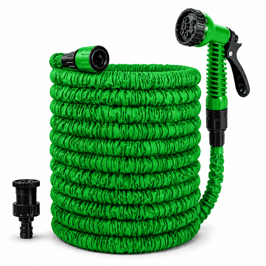Uitbreidbare AquaFlex Tuinslang - Hoge Druk - Tuin - Auto Wassen