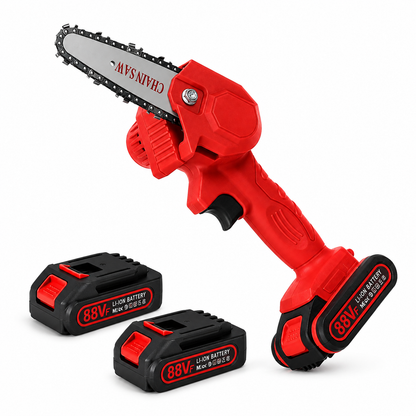 HandyPRO - Draadloze elektrische kettingzaag - 2 batterijen - Lichtgewicht ecologisch - Tuinieren