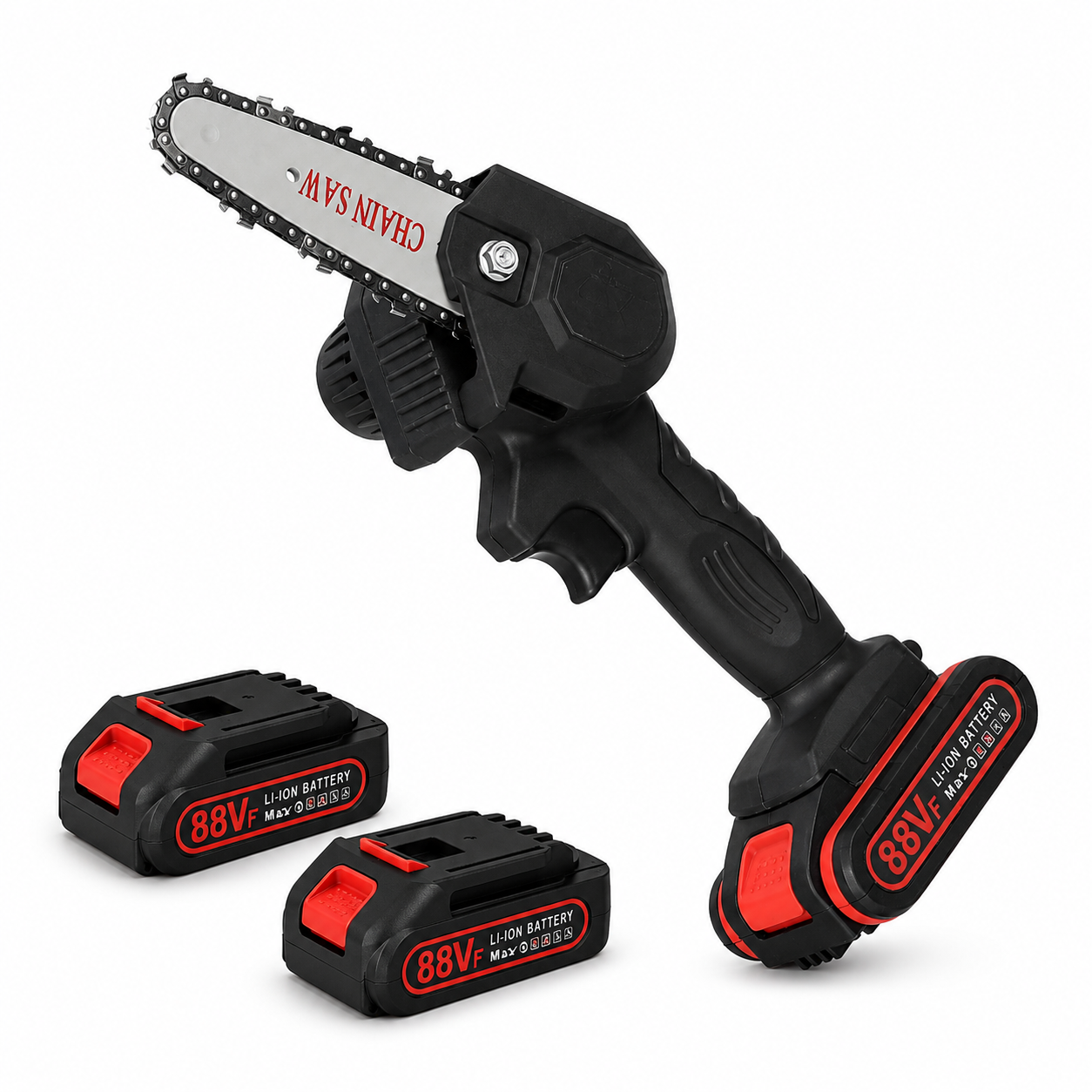 HandyPRO - Draadloze elektrische kettingzaag - 2 batterijen - Lichtgewicht ecologisch - Tuinieren