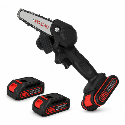 HandyPRO - Draadloze elektrische kettingzaag - 2 batterijen - Lichtgewicht ecologisch - Tuinieren