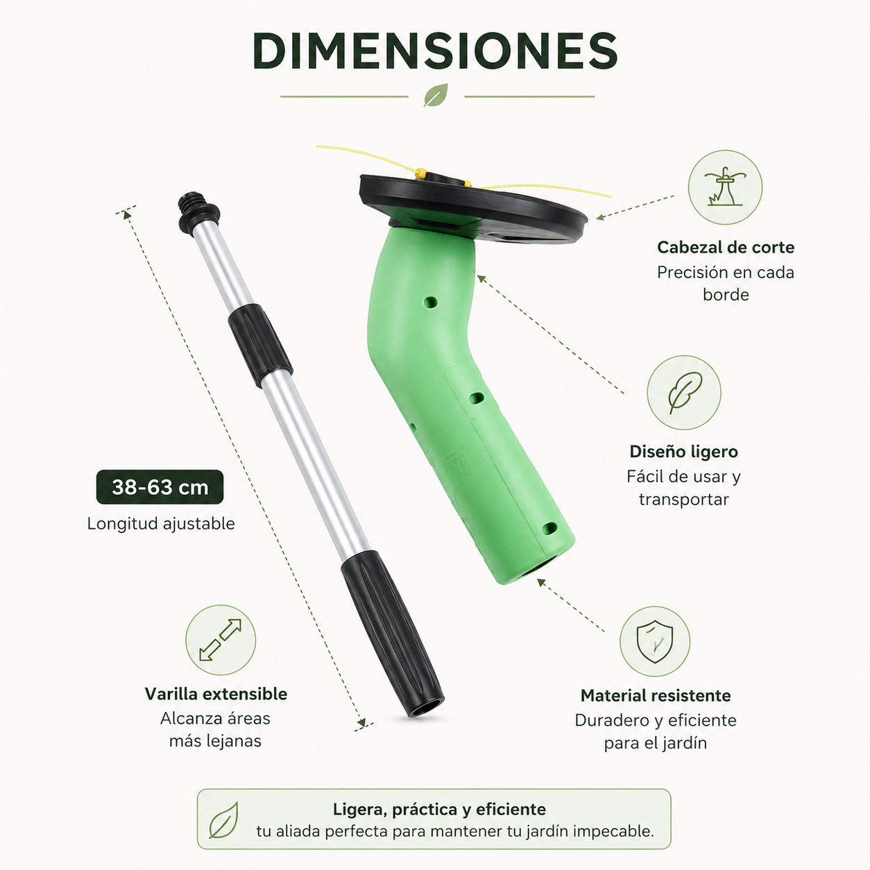 Draadloze Mini Maaiers - Draagbare Trimmer - Oplaadbare Batterij - Tuin