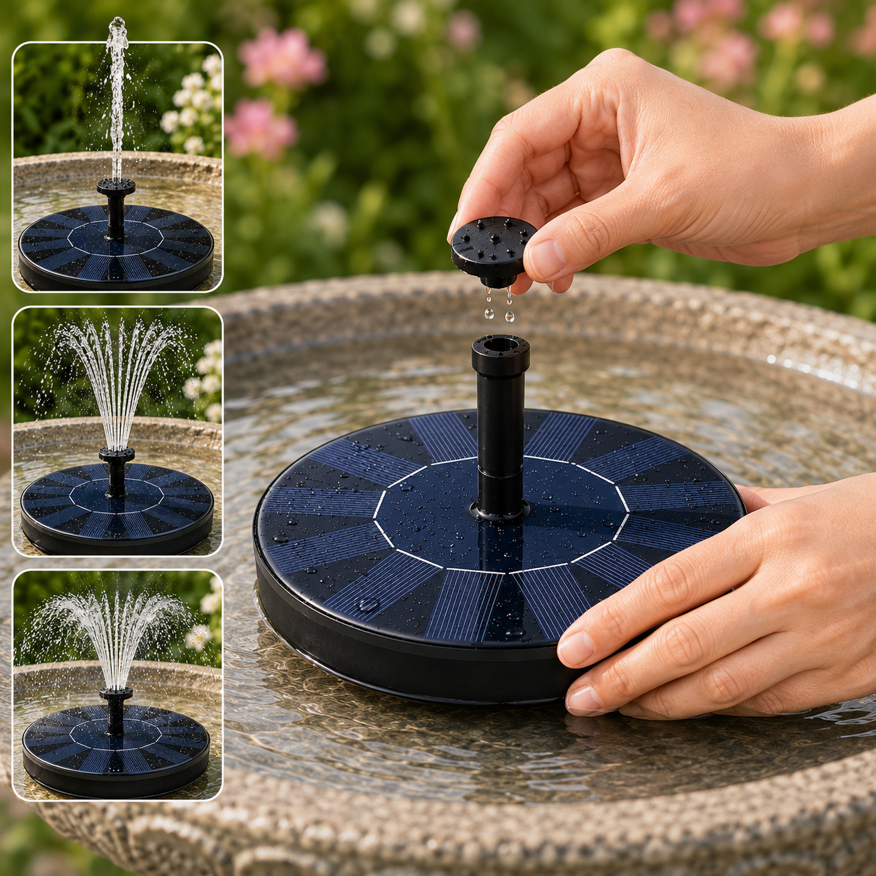 Zonnefonteinpomp voor Tuin - Onderwater - Stille