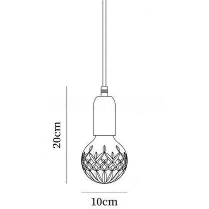 Kristallen Noordse LED Hanglamp – Luxe Verlichting