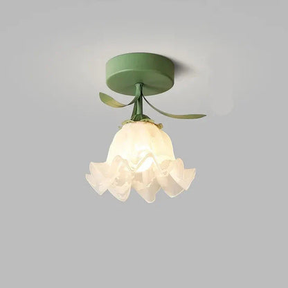 MiniFlorale Art Déco Hanglamp – Elegantie en Sfeerverlichting