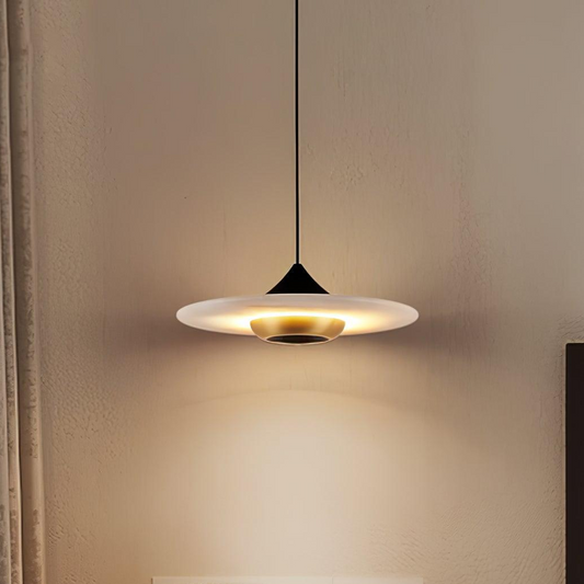 Moderne Hanglamp met Marmerdetails-Ceiling Lights-De Bazelaar