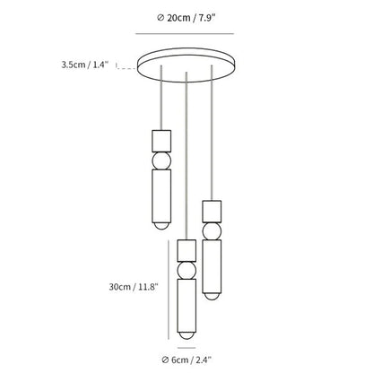 Noordse Fulcrum Hanglamp - Minimalistisch en Luxe Design