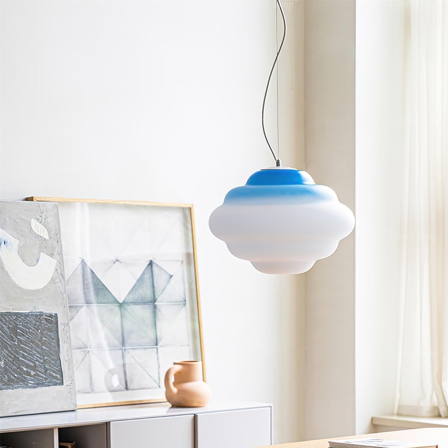 Moderne Gradient Cloud Hanglamp - Artistieke Verlichting