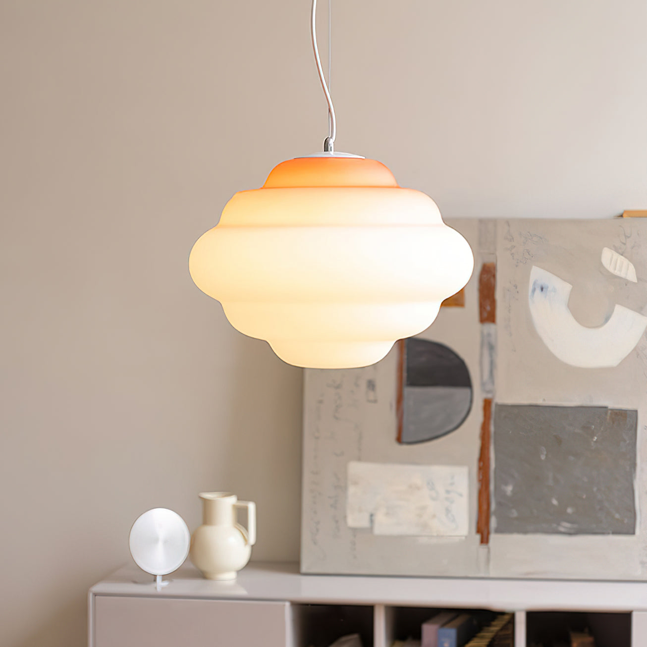 Moderne Gradient Cloud Hanglamp - Artistieke Verlichting