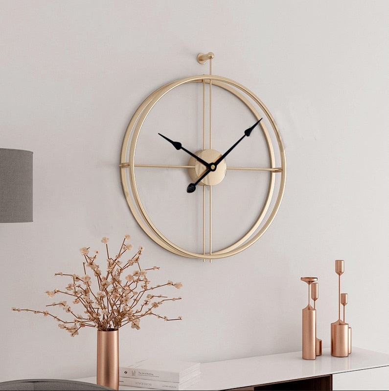 Horloge murale minimaliste moderne 