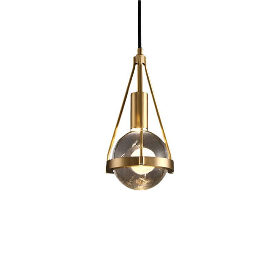 Rowan Nordic Gold Hanglamp – Elegante Koperen Verlichting-lamp-De Bazelaar