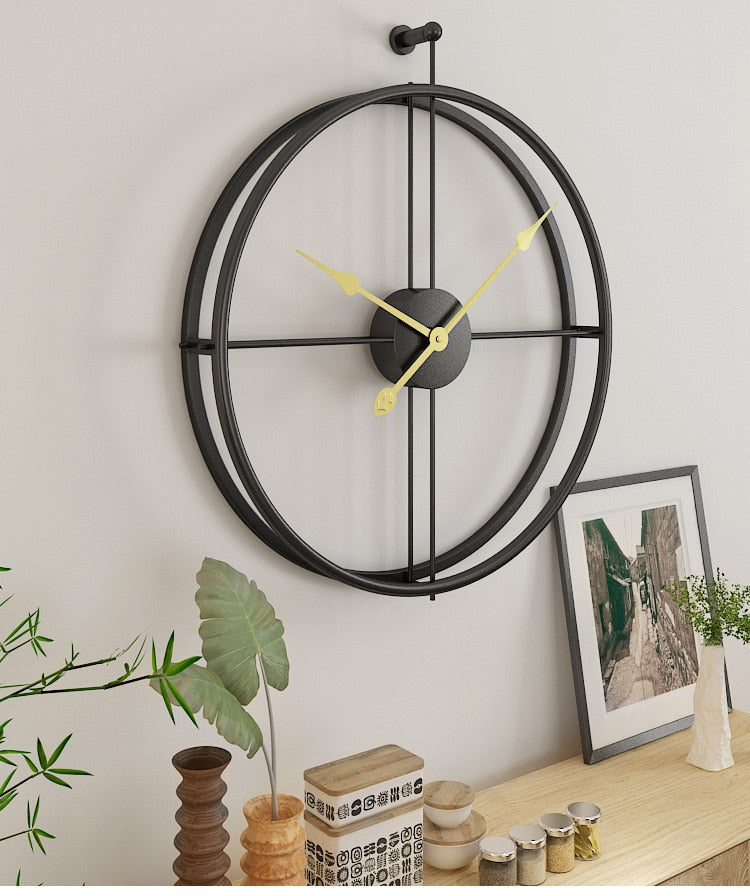 Horloge murale minimaliste moderne 