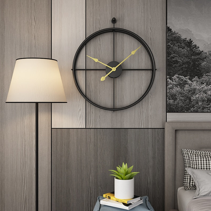 Horloge murale minimaliste moderne 