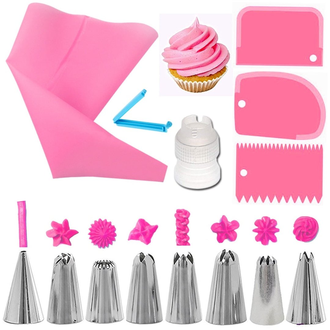 Cake decoratie nozzle set - Voor thuis en professioneel gebruik