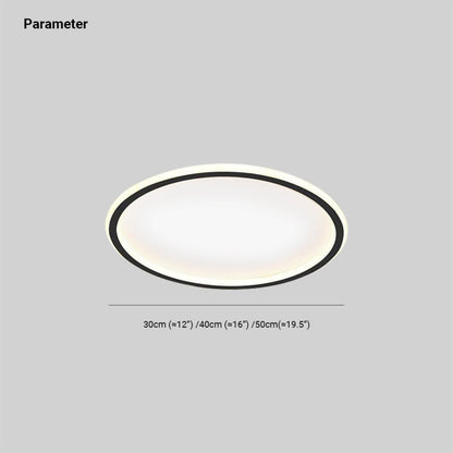 Quinn Moderne Ronde LED Plafondlamp Metaal/Acryl