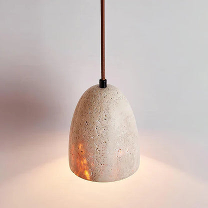 Hanglamp Travertin – Luxe Natuurlijke Elegantie