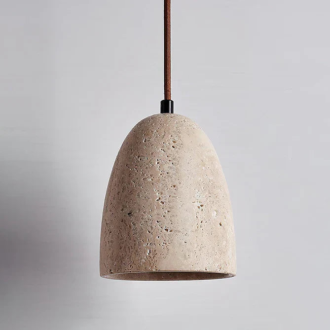 Hanglamp Travertin – Luxe Natuurlijke Elegantie