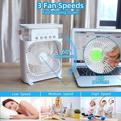 Ventilator AirCooler Pro 3 in 1 USB LED