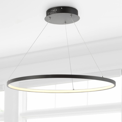 Elegante Cirkelformaat Hanglamp met Dimbare LED