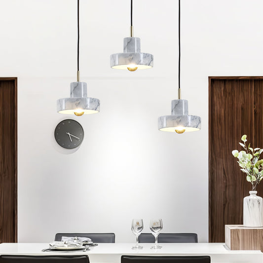 Chique Marmeren Hanglamp LueurMarble-light decor-De Bazelaar